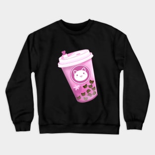 Neko Boba Strawberry Crewneck Sweatshirt